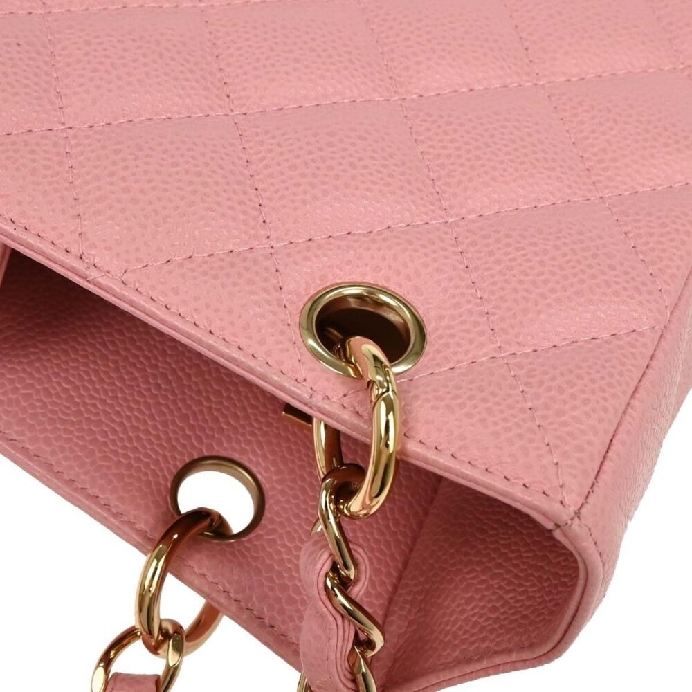 Chanel Pink Calfskin Petite Shopping Tote PST Chain Handbag 166447 - Picture 6 of 10